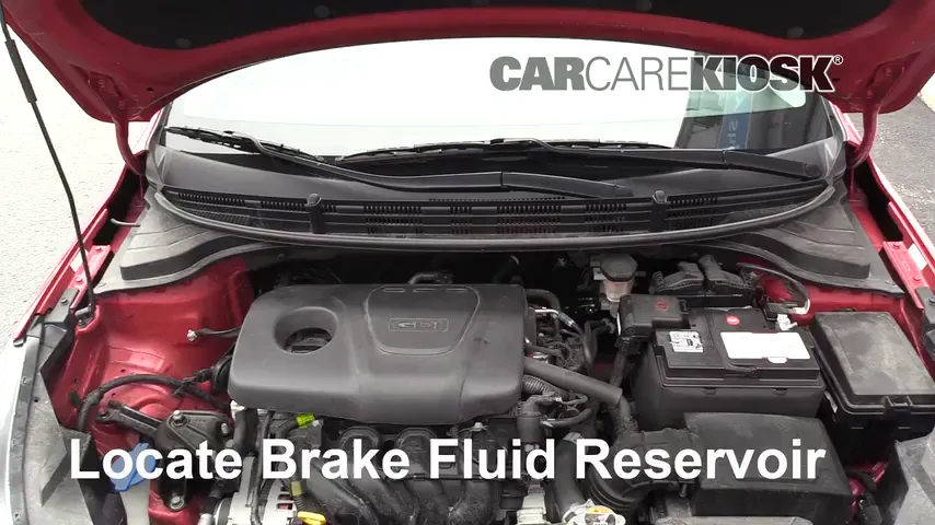 2018 Kia Rio S 1.6L 4 Cyl. Sedan Brake Fluid Add Fluid